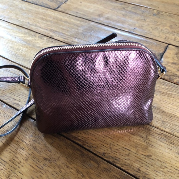 NWT Michael Kors embossed leather Emmy crossbody - Picture 4 of 7